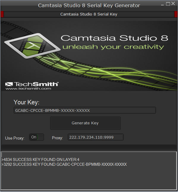 Camtasia Studio 8 key Generator 2020