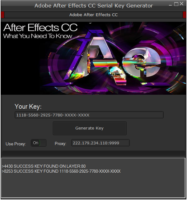 adobe after effects download key