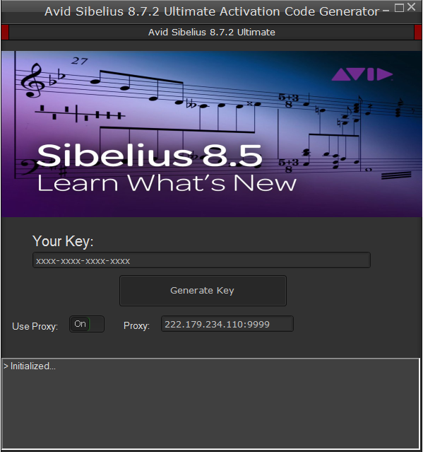 Avid Sibelius 8.7.2 Ultimate Activation Code Generator