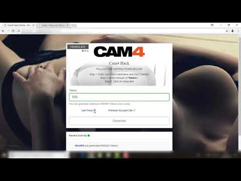 Cam4 Token Hack Generator 2020