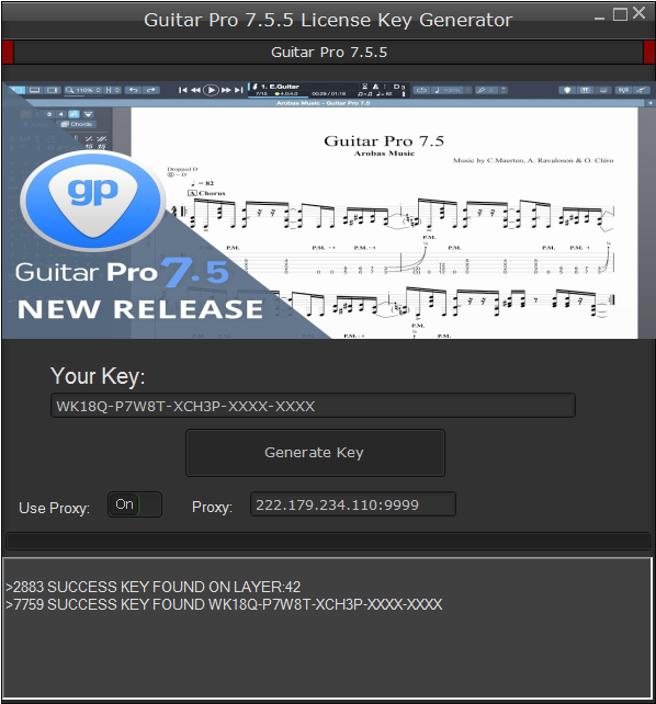 Guitar Pro 7.5.5 License Key Generator 2023