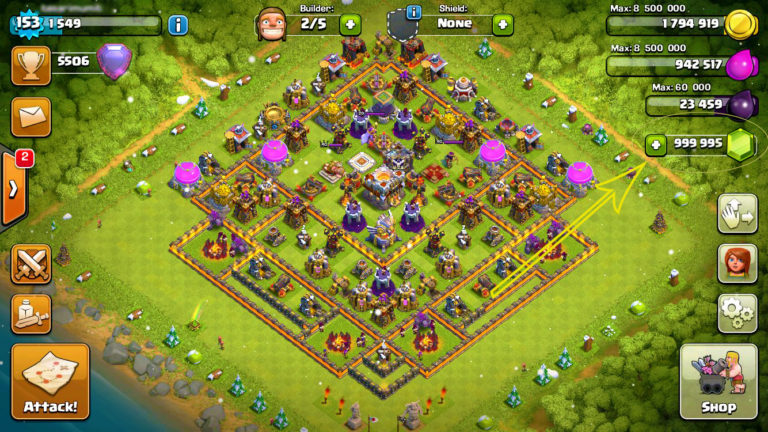 Clash of Clans Hack Tool Unlimited Gems & Gold
