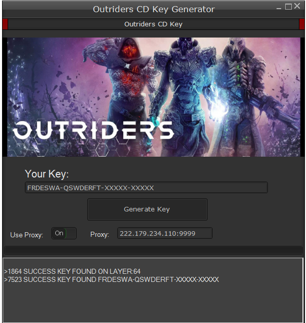 Outriders CD Key Generator