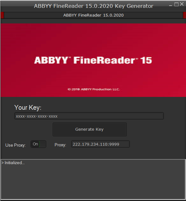 ABBYY FineReader 15.0.2020 Key Generator
