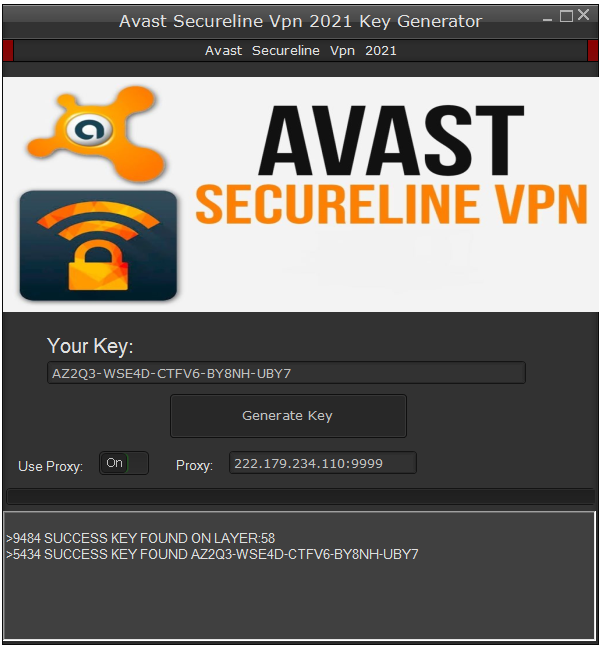 Avast Secureline VPN 2023 Key Generator