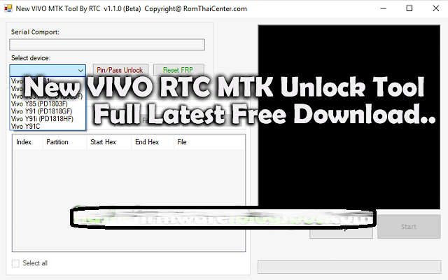 New VIVO RTC MTK Unlock Tool Full Latest 2021 Free Download
