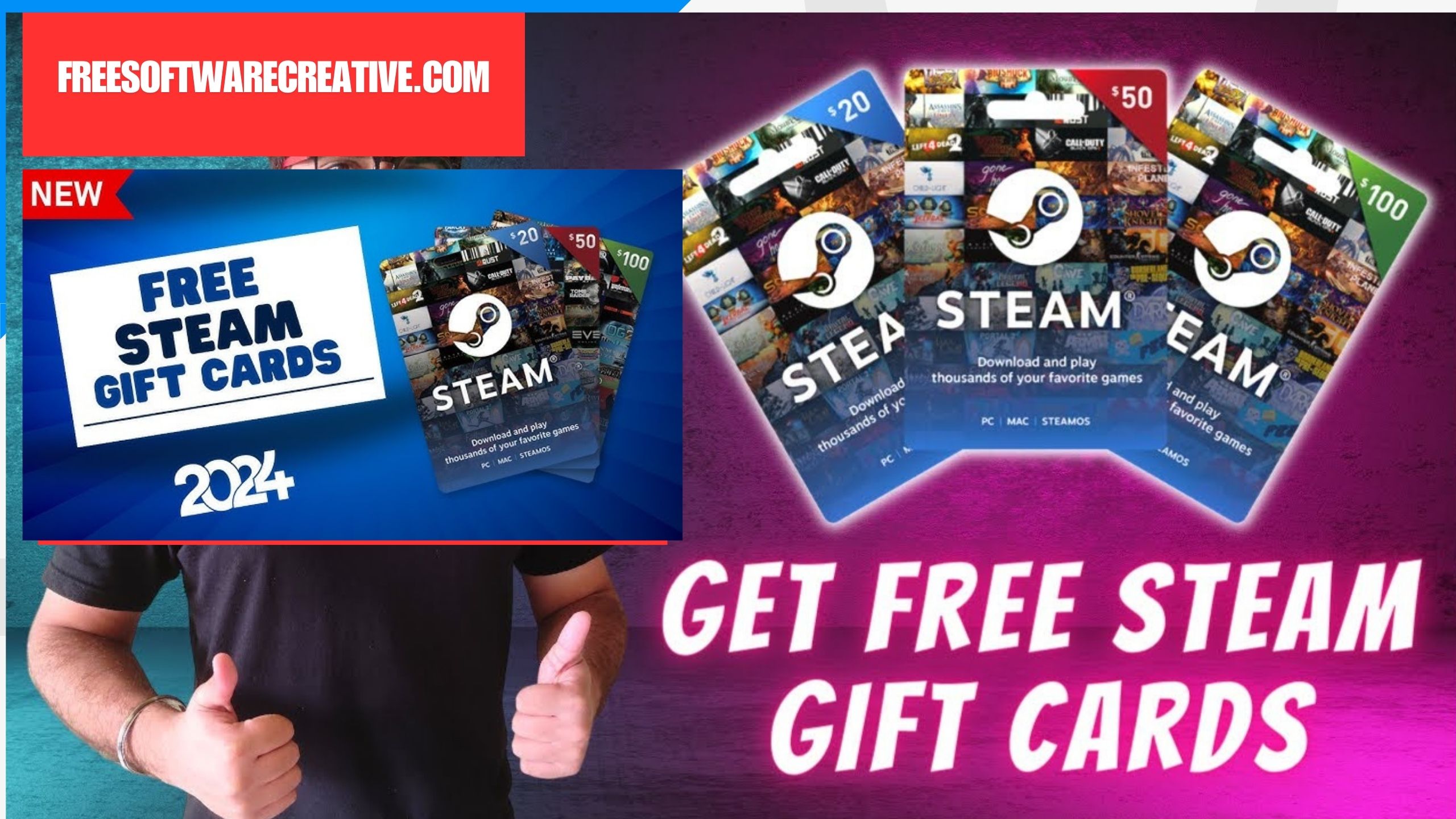 Get Free Steam Codes for 2024 Steam Money Generator