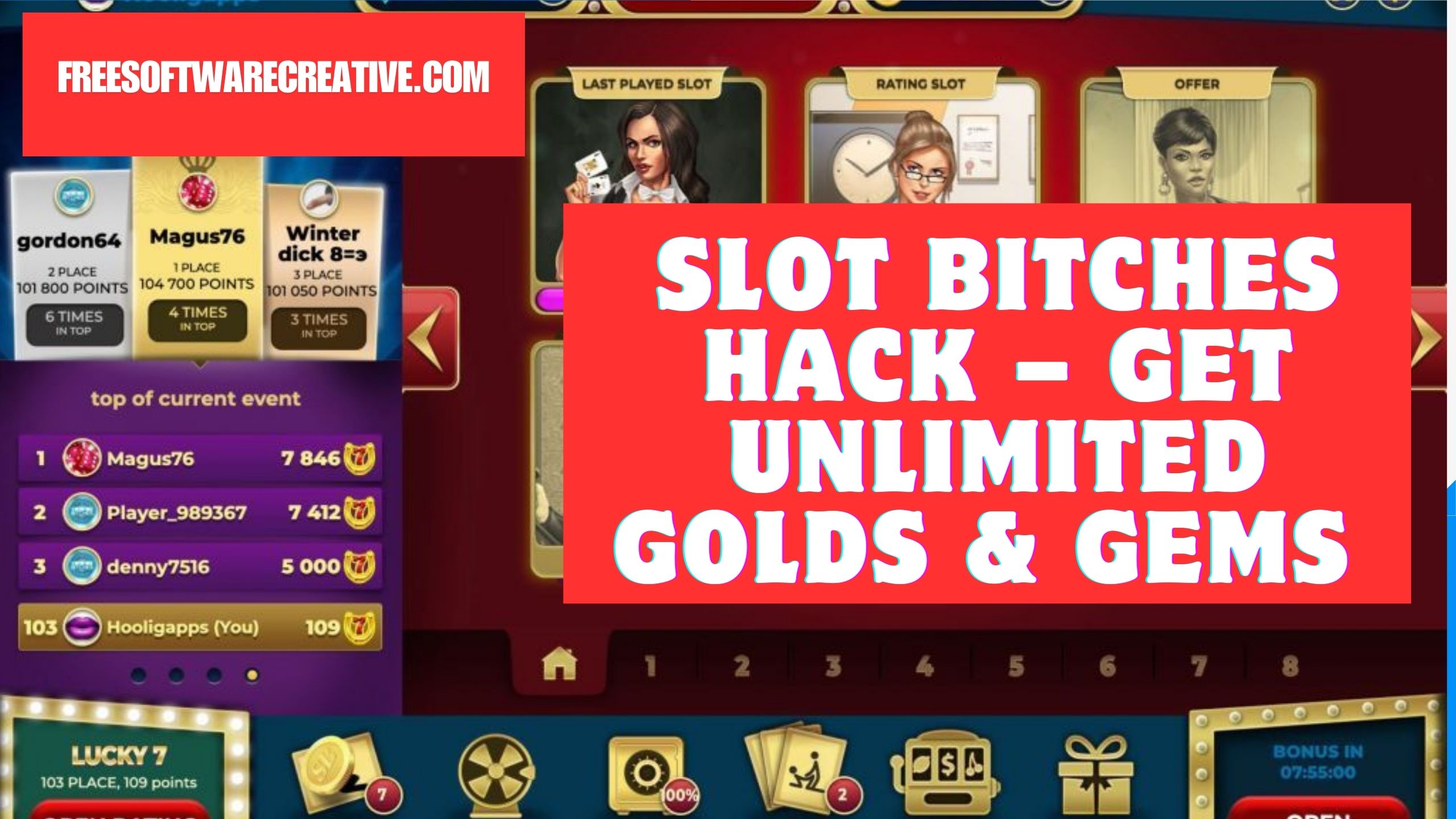 Slot Bitches Hack – Get unlimited Golds & Gems