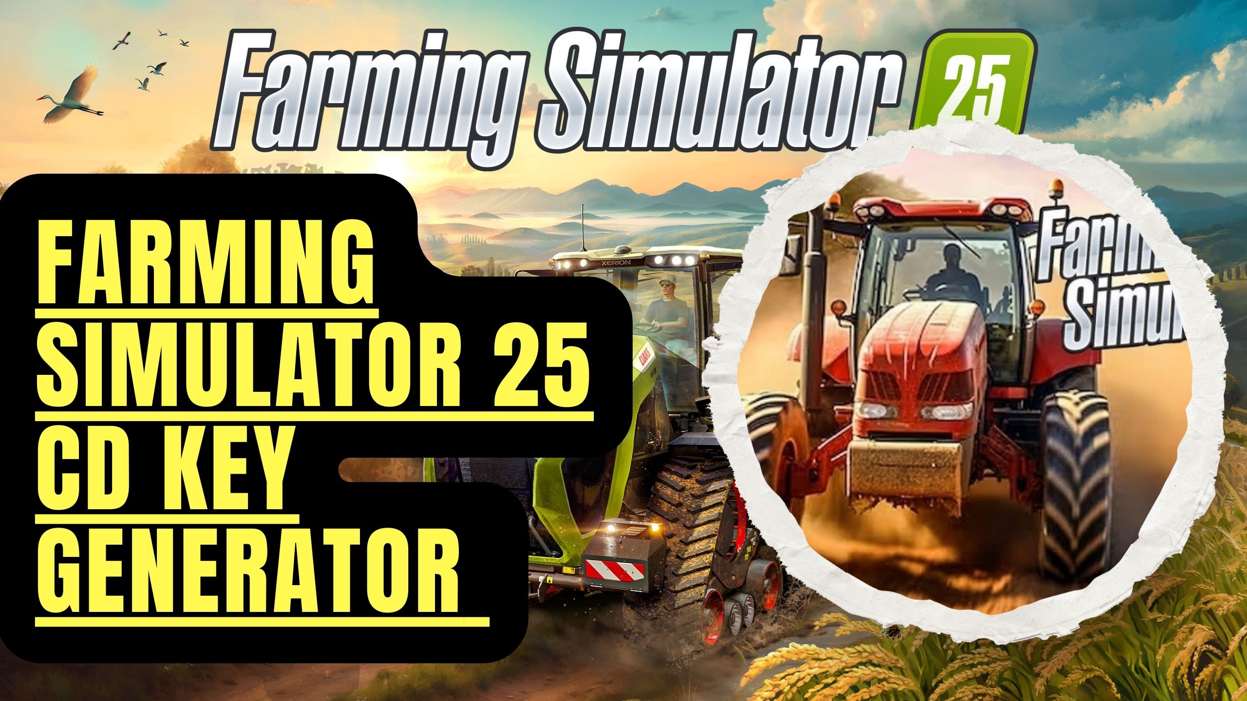 Farming Simulator 25 CD Key Generator Free Download { LATEST }